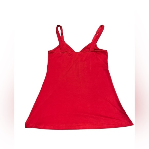 y2K 90s Style Camisole Red Size XS Bling Straps - Picture 4 of 4